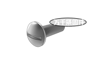 開槽圓頭螺釘 AN 525