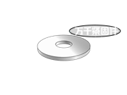 米制F型粗制大墊圈 BS 4320