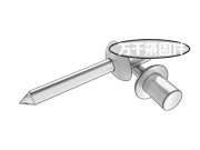 封閉型平圓頭軸芯鉚釘 51級 GB 12615.4