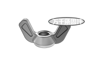 蝶形螺母 壓鑄 GB 62.4