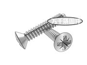 米字槽半沉頭自攻螺釘F型 GB 847