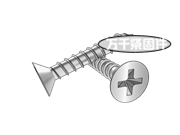 90°開槽沉頭木螺釘 GOST 10619