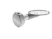 六角頭頭部帶孔細(xì)桿螺栓 MS 9292