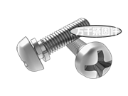 十字槽盤(pán)頭螺釘和彈墊組合 QC 232