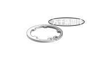 米制帶齒孔用彈性擋圈 QIB/IND 984/D2100/JK