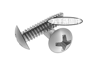 H型十字槽扁圓頭自攻螺釘F型 SJ 2823